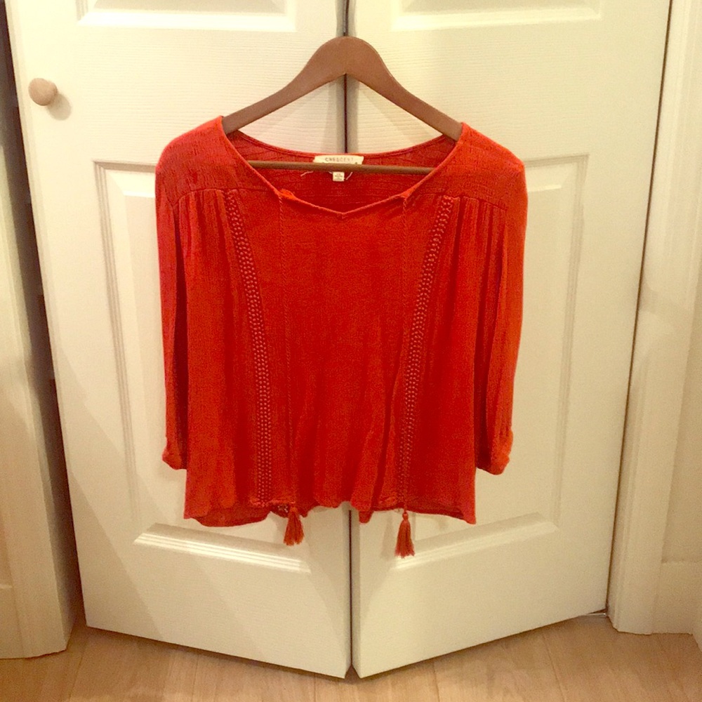 Stitch fix Burnt orange blouse